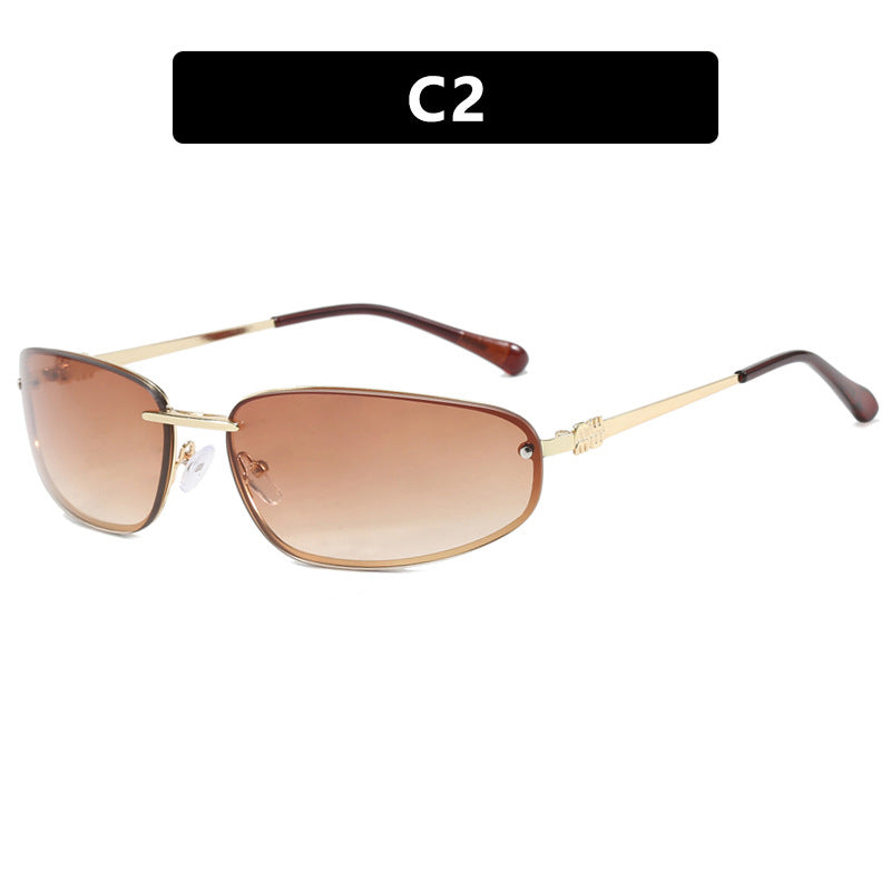 Damen modische Sonnenbrille mit innovativem Design und komfortablem Sitz Karnz