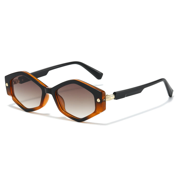 Modische hexagonale Sonnenbrille Karnz