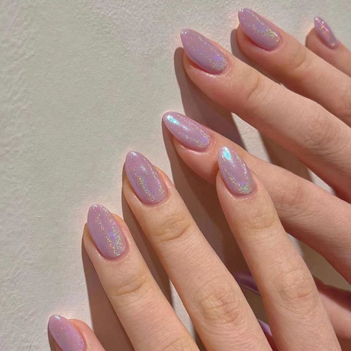 Glossy Stiletto Press-On Nagelkunst
