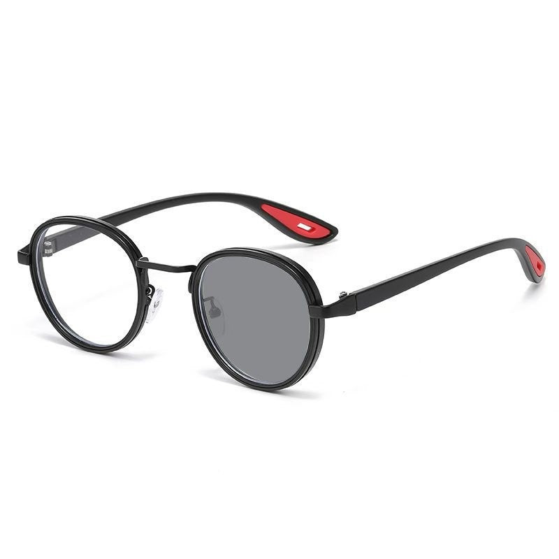 Moderne Runde Rahmen Sonnenbrille Karnz