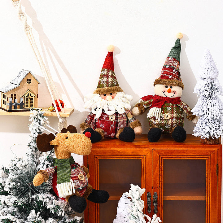 Dekorative Weihnachts-Elchfigur Karnz