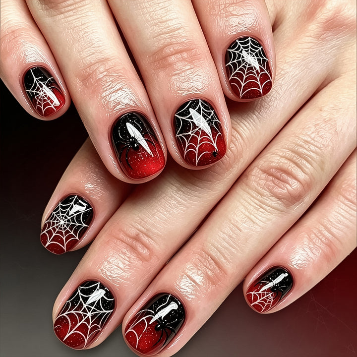 Spider-Inspired Nail Art Set Karnz