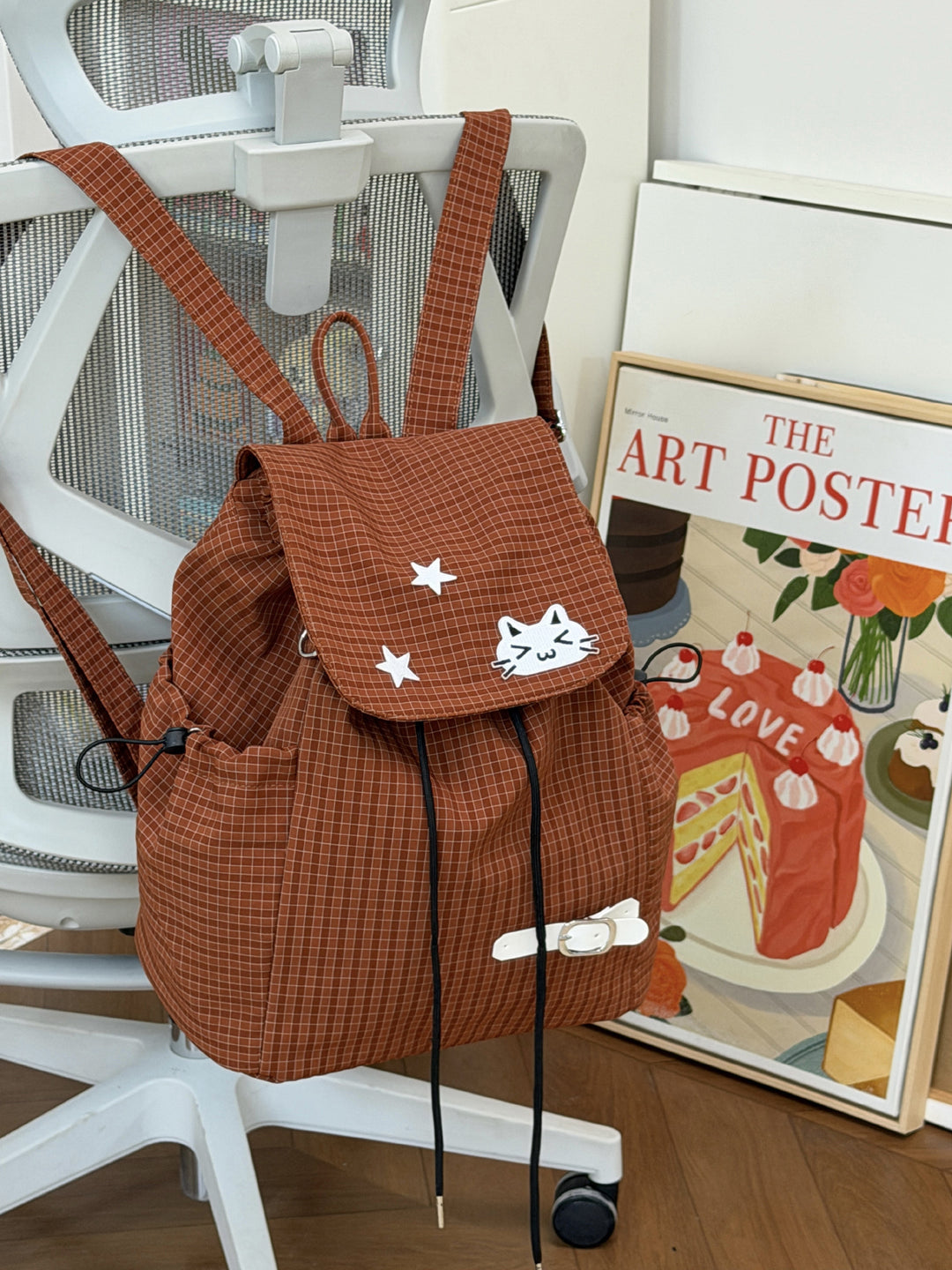 Lässiger Kordelzug-Rucksack Karnz