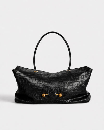 Krokodilhaut-Handtasche