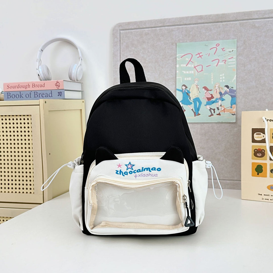 Niedlicher Katzenohr-Design Rucksack