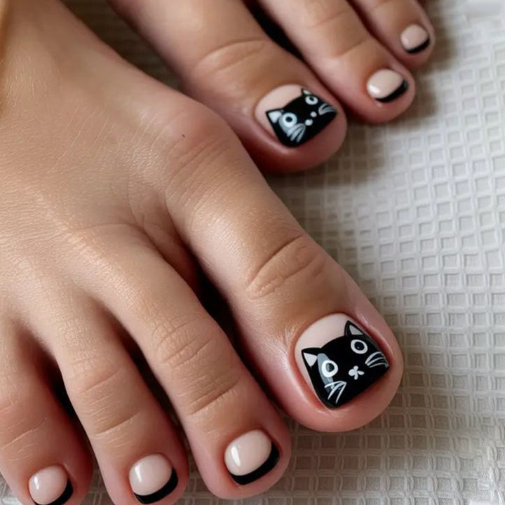 Verspielt Katzenthemen-Nagelkunst-Kit Karnz