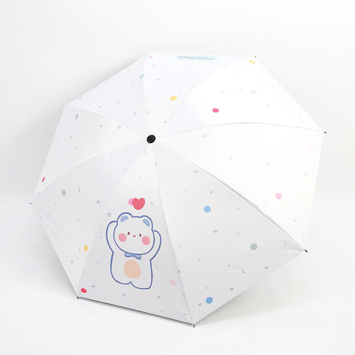 Damen Faltbarer Regenschirm mit niedlichem Tierdesign Karnz