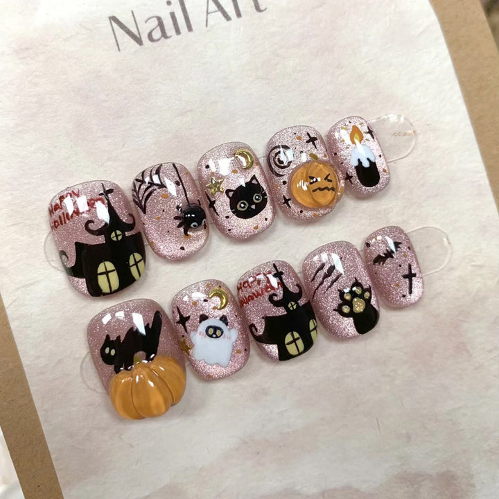 Charakter-Inspirierte Press-On Nagelset