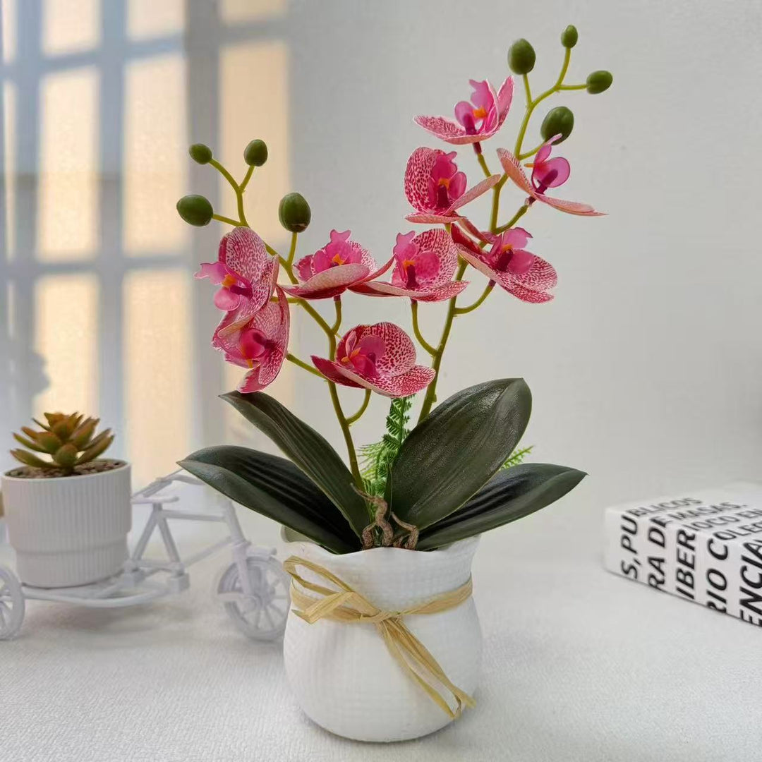 Realistische Dekorative Orchideenpflanze