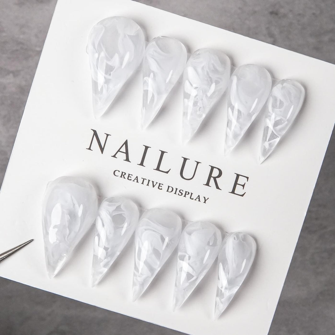 Künstlerische Stiletto Press-On Nagelverzierungen  1791254780