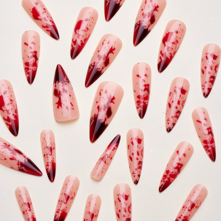 Künstlerisches Verlängertes Stilettonägel-Set Karnz