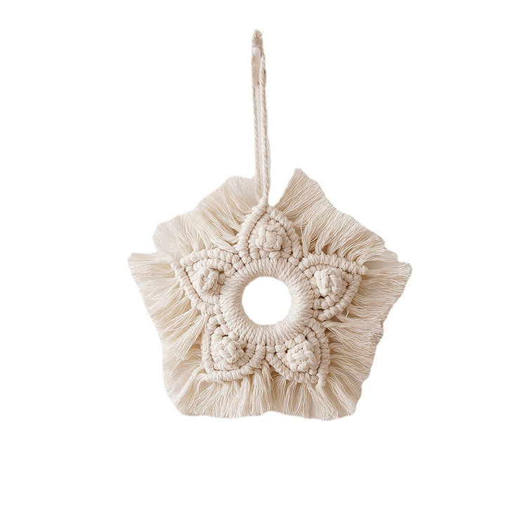 Dekorative Makramee Stern Ornament Karnz