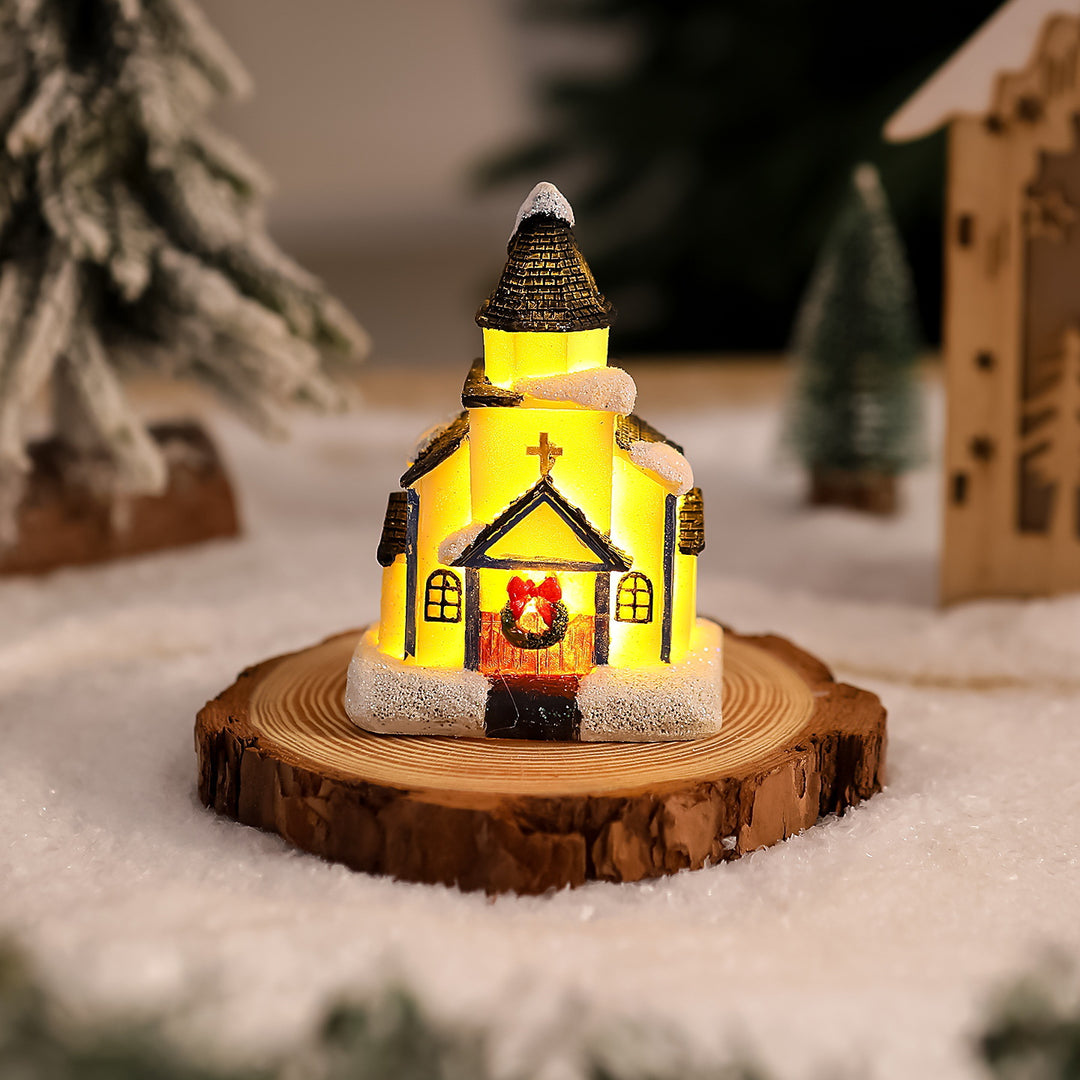 Dekorative Weihnachtsbeleuchtungshaus Karnz