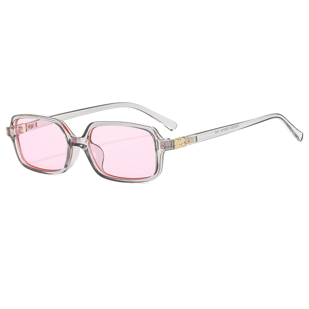 Damen modische Sonnenbrille mit elegantem Kunststoffrahmen und ausgefallenem Design Karnz
