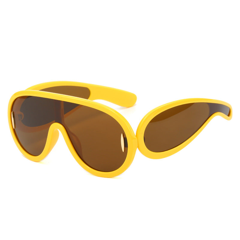 Damen fashion-forward Sportsonnenbrille Karnz