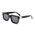 Damen moderne Oversize-Sonnenbrille mit elegantem Rahmen Karnz