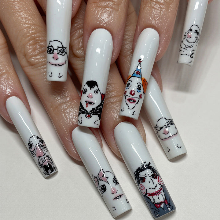 Themen Charakter Nagelkunst Aufkleber Karnz