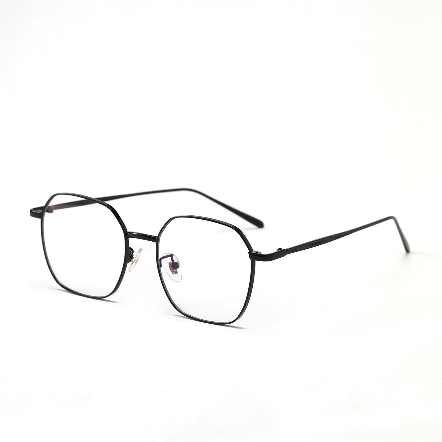 Damen geometrische Sonnenbrille mit modernem Metallrahmen Karnz