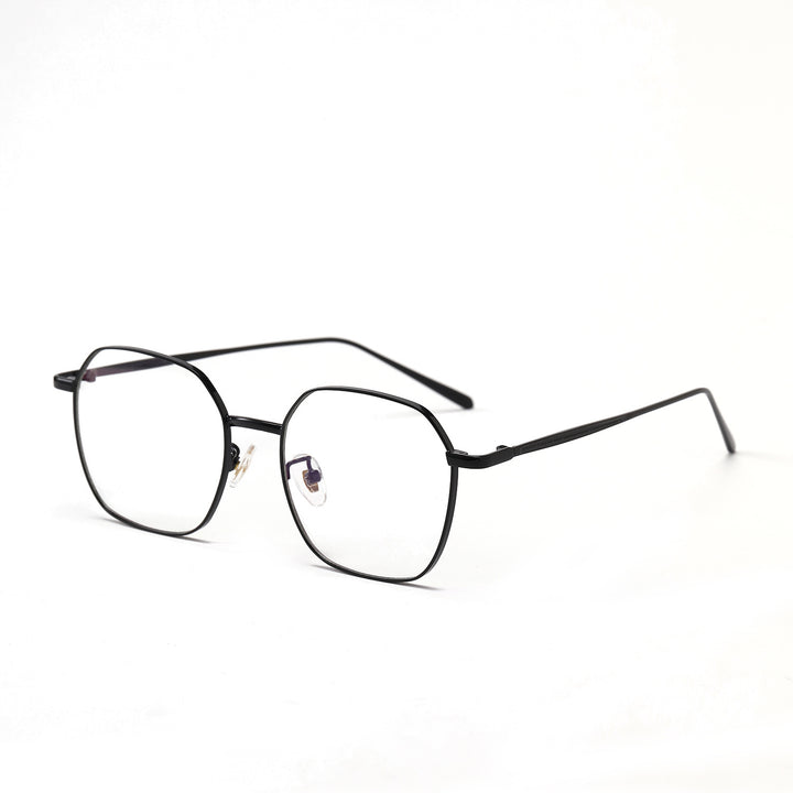 Damen geometrische Sonnenbrille mit modernem Metallrahmen Karnz