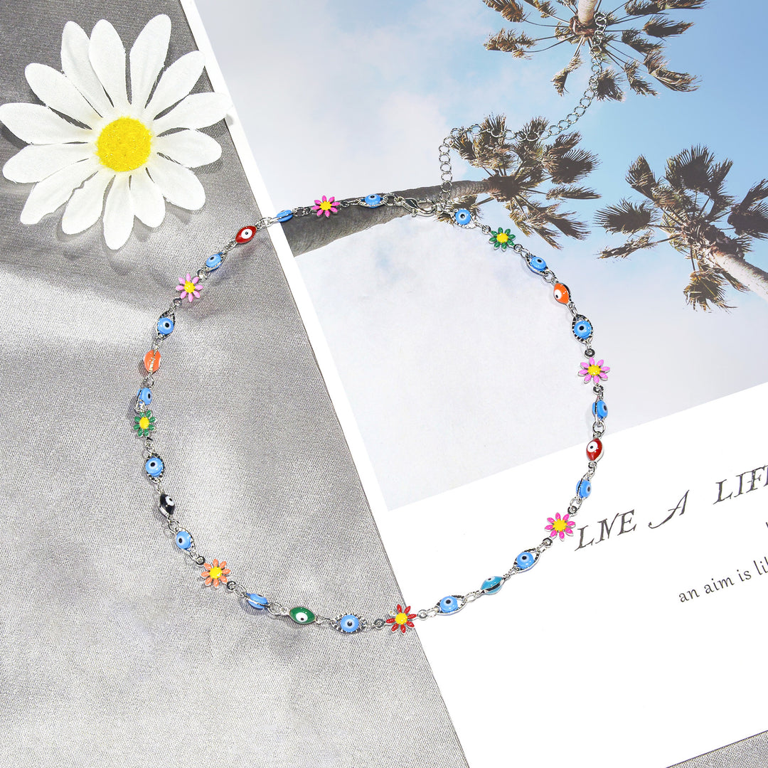 Farbenfrohes bösen Blick Charm Armband Karnz 1788164354