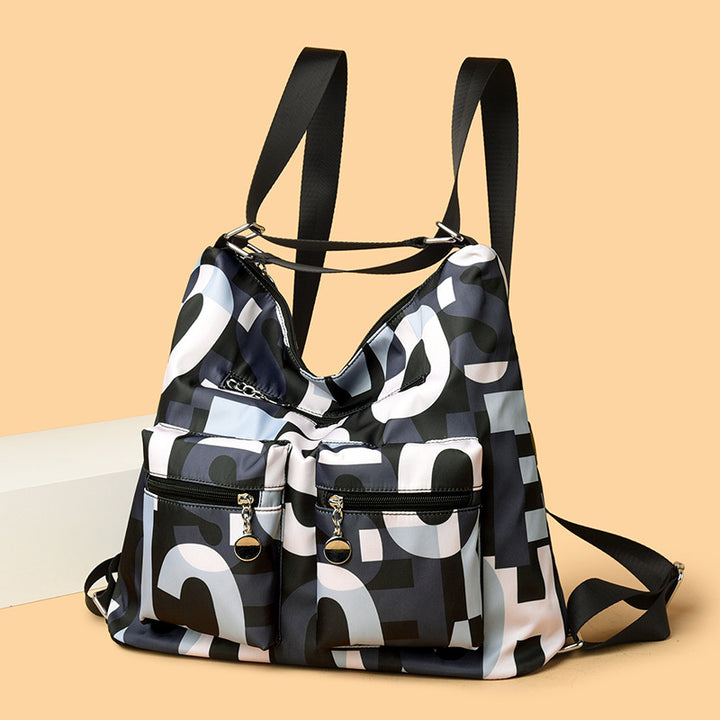 Geräumige Mehrfachtaschen-Schultertasche Karnz