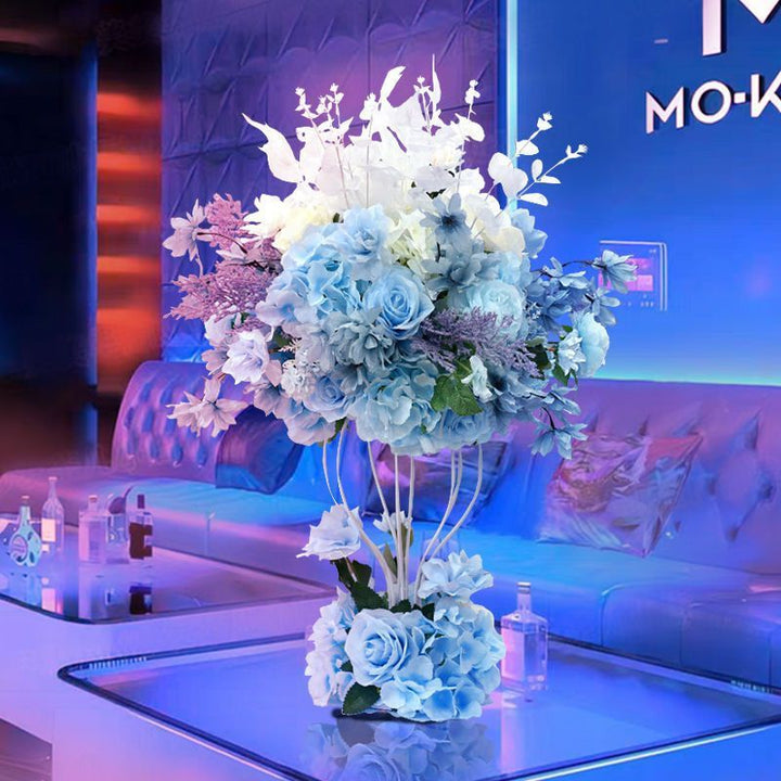 Elegante dekorative florale Tischdekoration