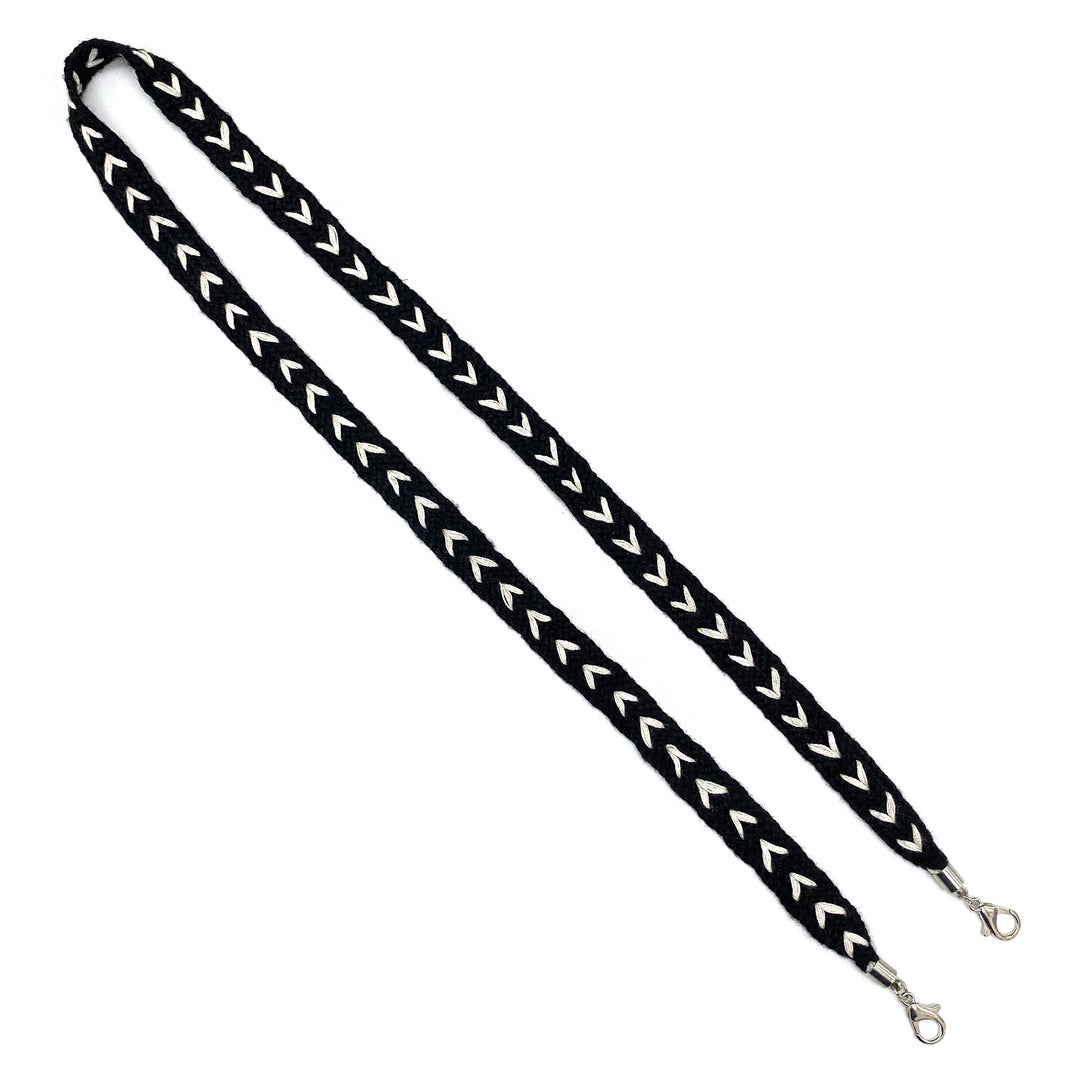 Verstellbare geflochtene Brillenband Karnz