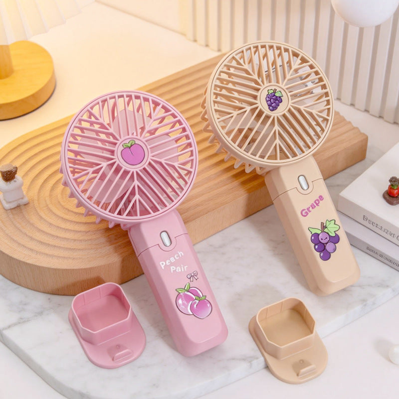 Damen Tragbarer Mini-Ventilator mit USB-Ladefunktion Karnz