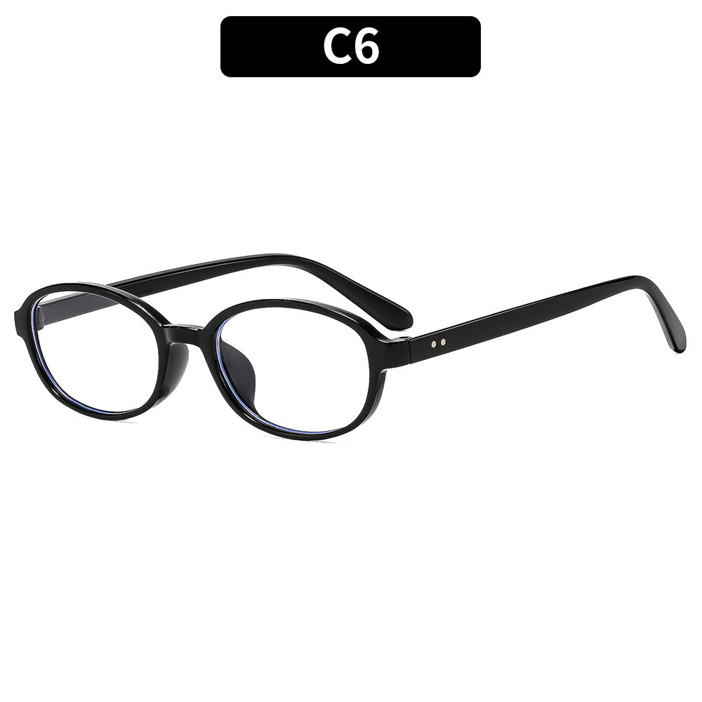 Chic Ovale Rahmen Brille