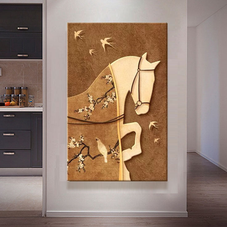 Elefanten-Thema Leinwand Wanddekoration