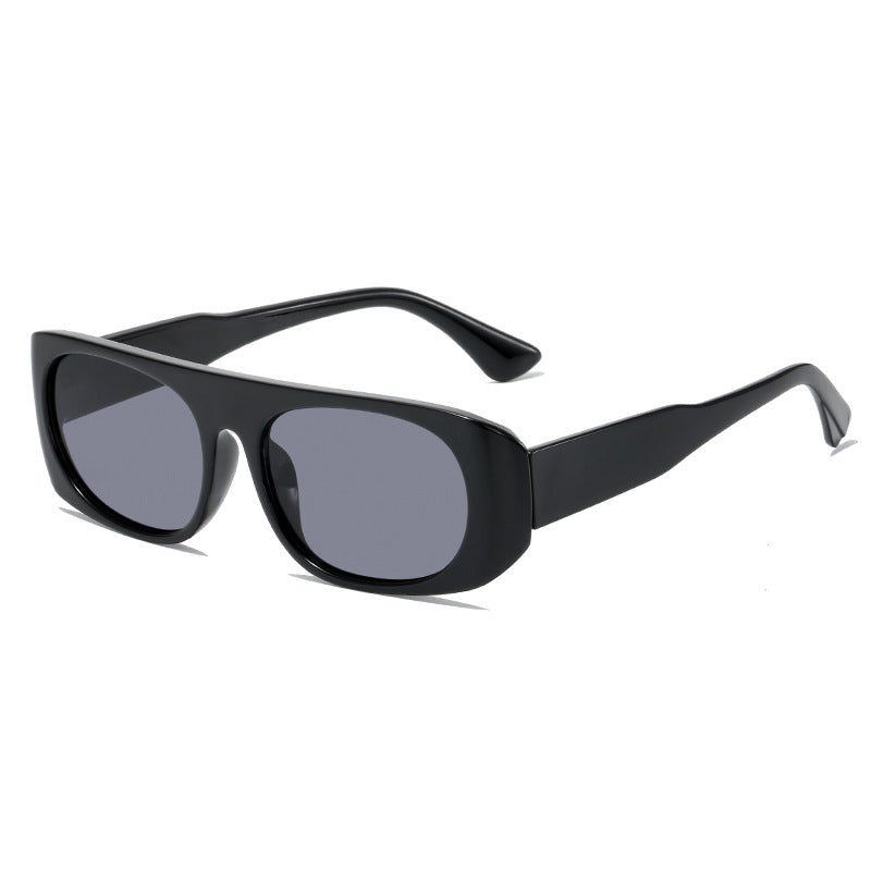 Damen modische Sonnenbrille im eleganten Schilddesign Karnz