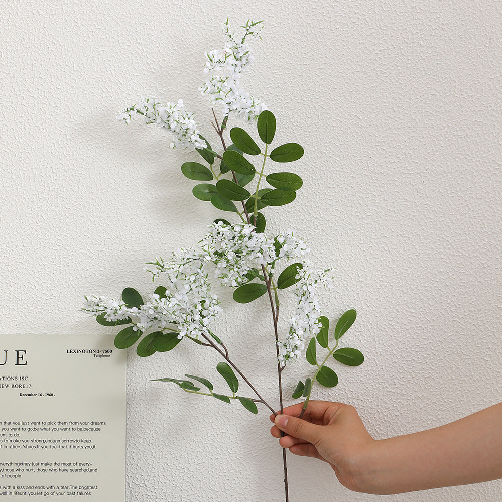 Künstlicher Blütenzweig mit lebendigen lila Blüten Karnz