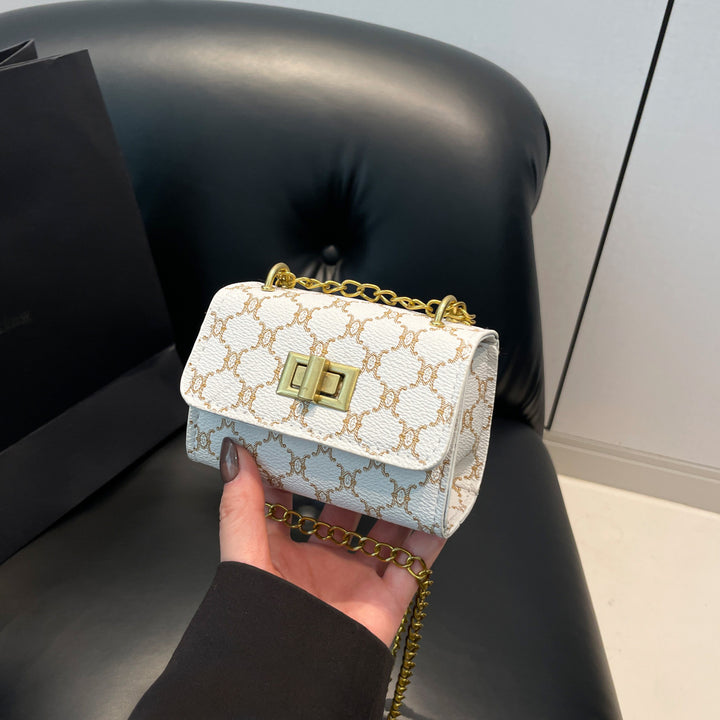 Elegante Mini-Handtasche mit Kettendetail
