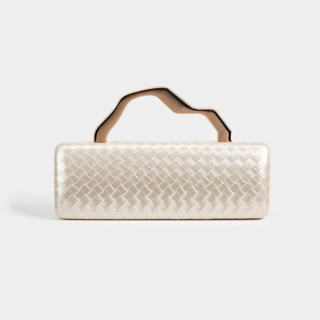 Elegante Krokodil-Muster Clutch