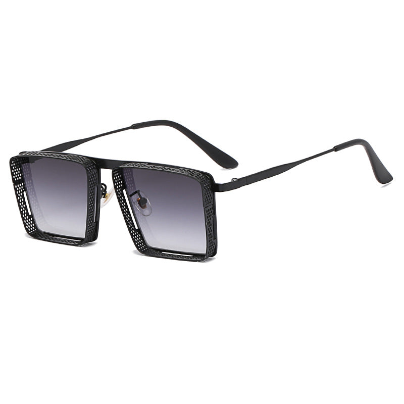 Damen Oversized Designer-Sonnenbrille mit einzigartigem Rahmendesign Karnz