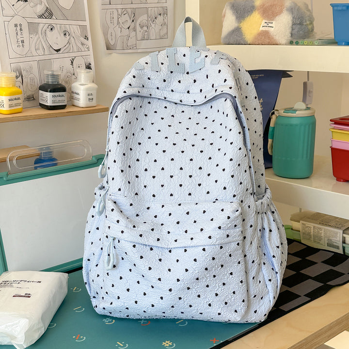 Niedlicher herzförmiger lässiger Rucksack Karnz