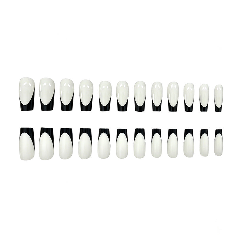 Elegante French Tip Presse-auf Nägel Karnz 1789915939
