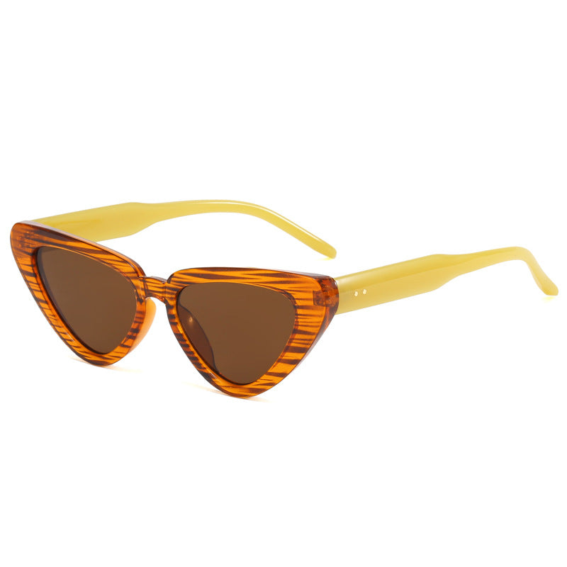 Damen stilvolle Cat-Eye Sonnenbrille mit auffälligem Design Karnz