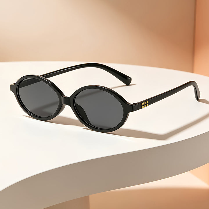 Vintage Ovalrahmen Sonnenbrille Karnz