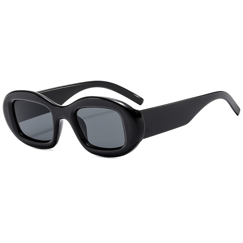 Damen Modische Sonnenbrille mit weichem, geschwungenem Rahmen Karnz