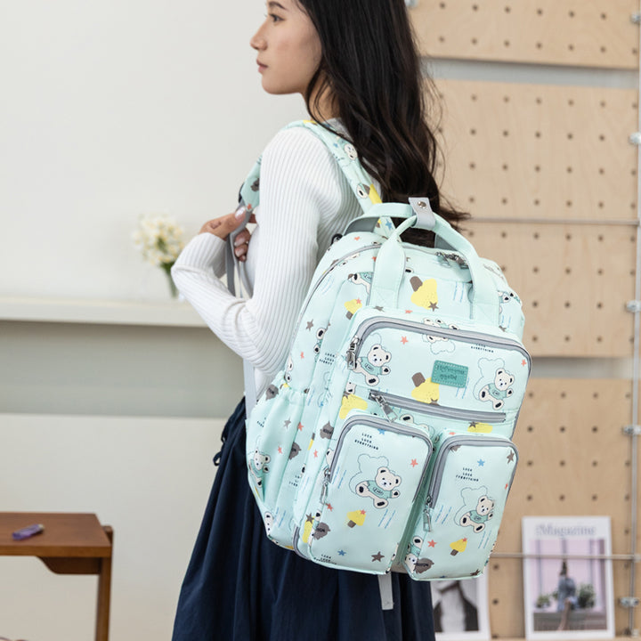 Niedlicher Tiermuster-Rucksack Karnz