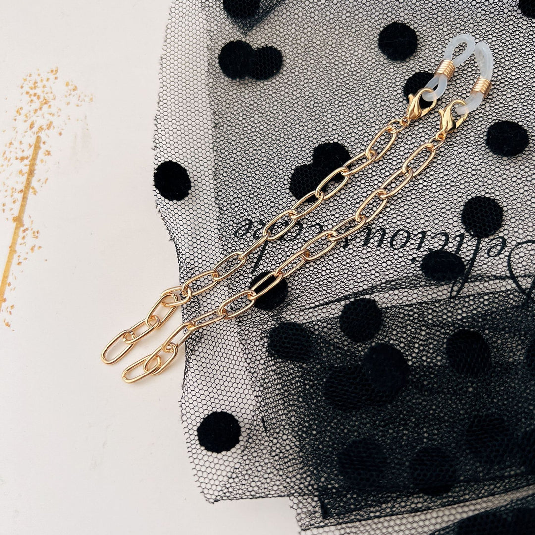 Stylische Lang-Link Brillen Kette Karnz