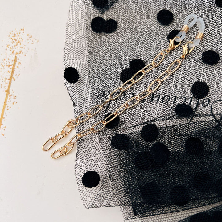 Stylische Lang-Link Brillen Kette Karnz