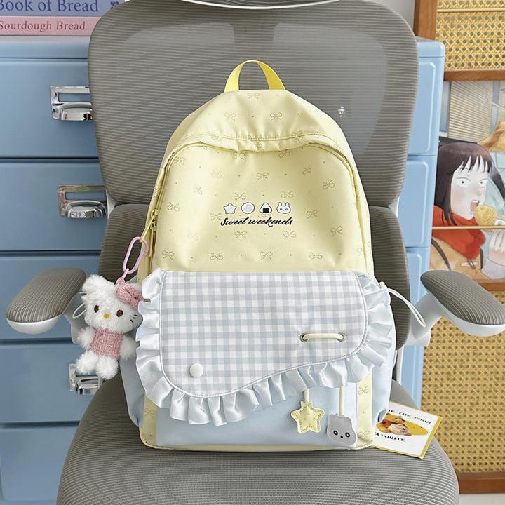 Verspielt Rüschendes Design Rucksack