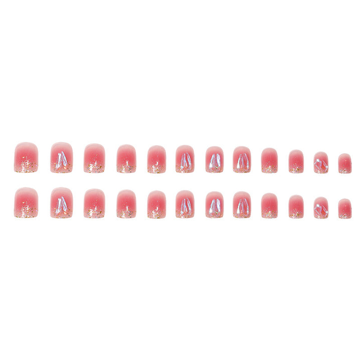 Dekorative Press-On Nagelverlängerungen mit Glitzer-Finish Karnz
