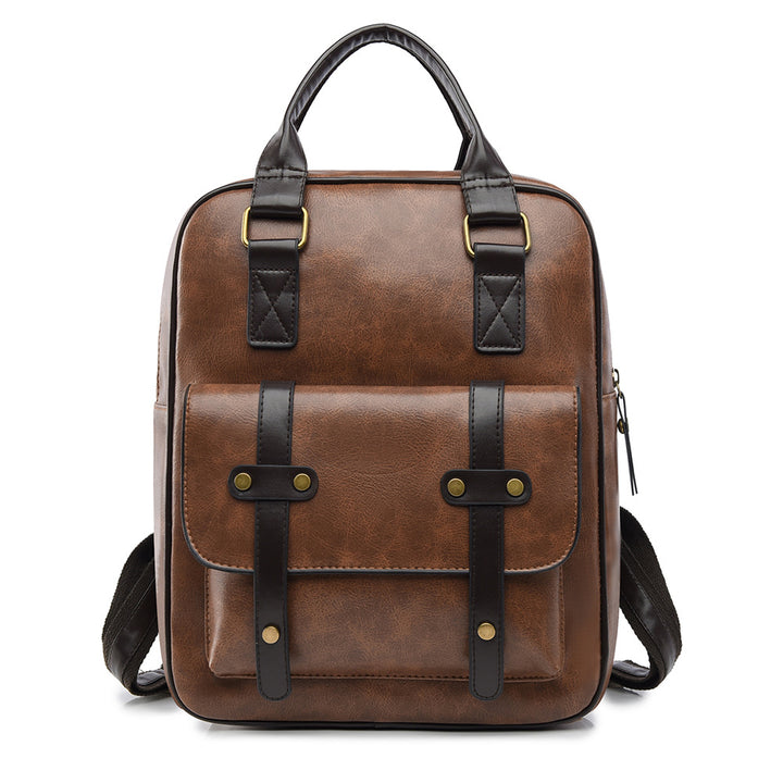 Vintage Leder Multifunktionaler Rucksack Karnz