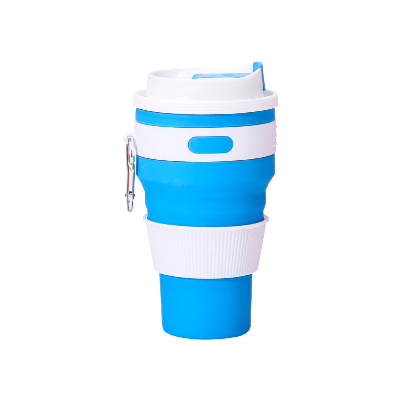 Unisex Faltbecher mit praktischem Karabiner Karnz