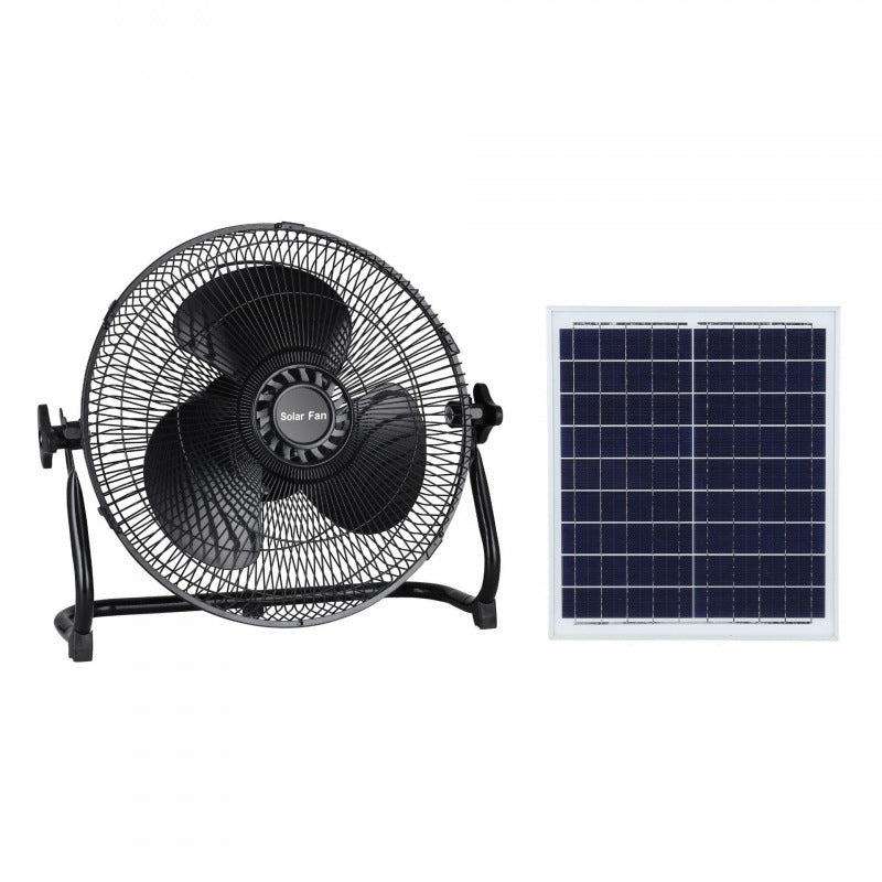 Unisex Solarbetriebenes Standventilator mit Fernbedienung und einstellbarer Höhe Karnz