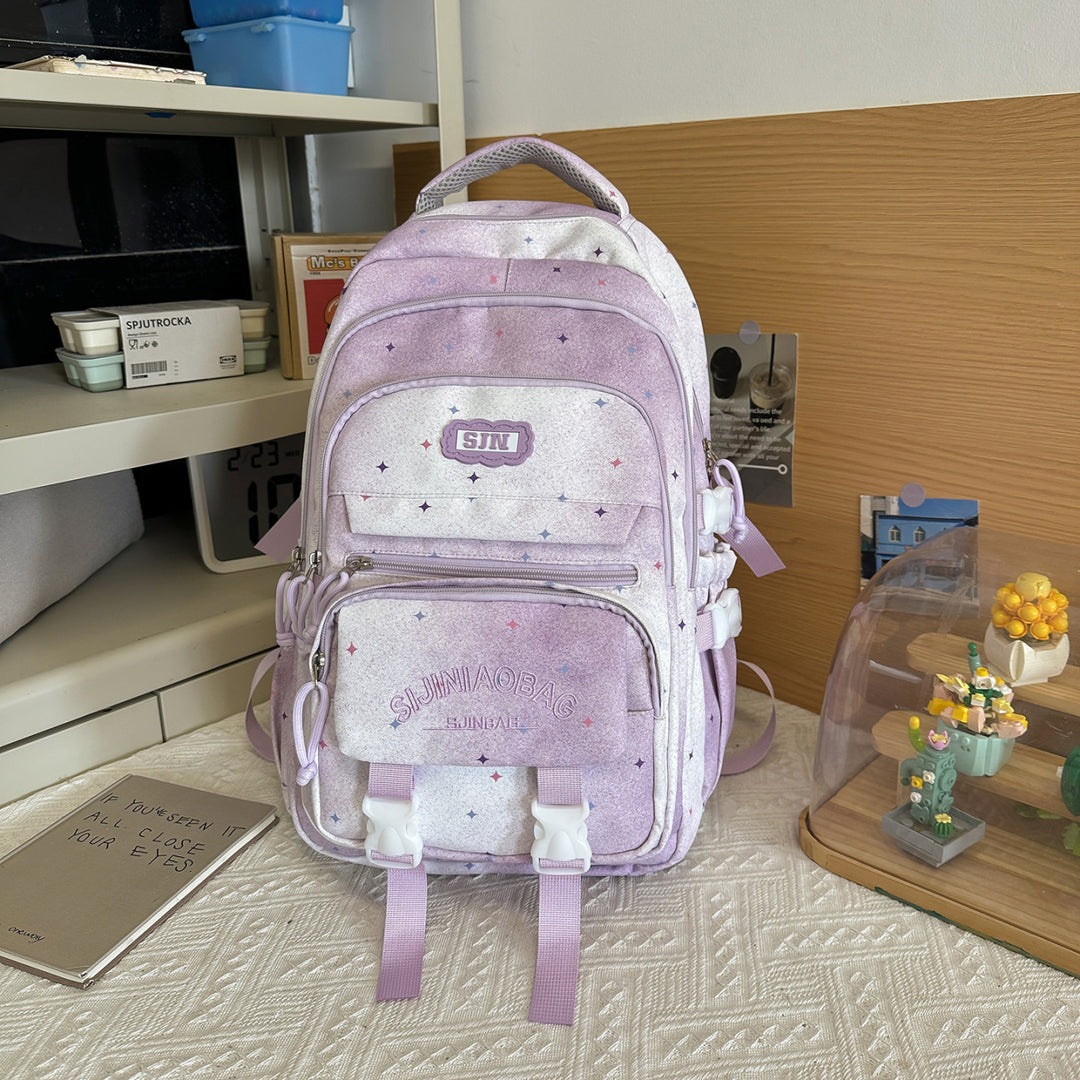 Charmante Sternen Druck Rucksack