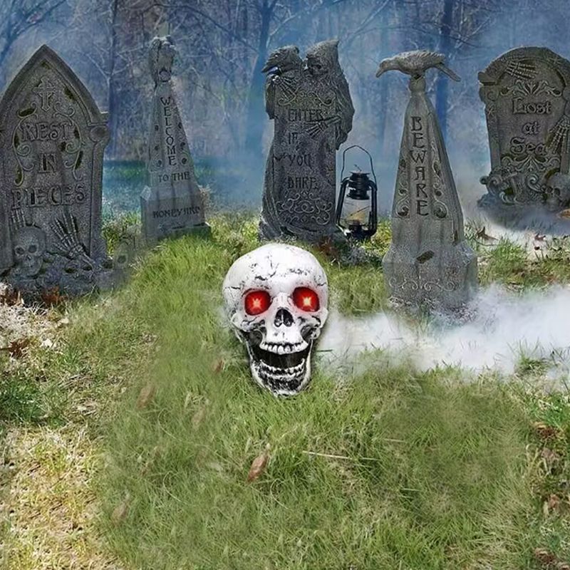 Dekorative Totenkopfstatue